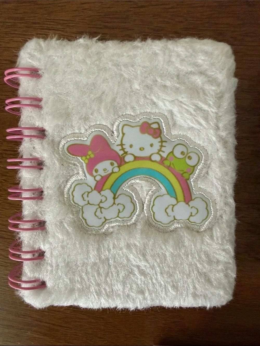 Hello Kitty Sanrio Mini Fuzzy Journals Set of 3